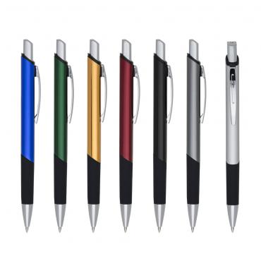 Caneta metal quadrangular