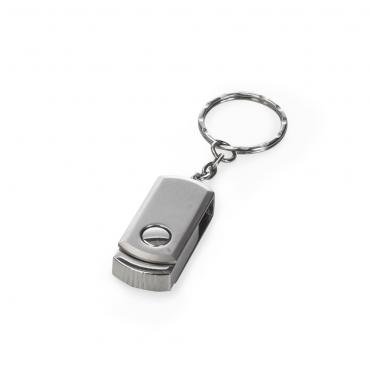 Mini pen drive giratório 4GB de metal